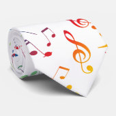 Cravate Notes de Musique 4 (Roulé)