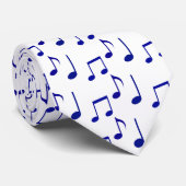 Cravate Notes musicales (Roulé)