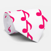 Cravate Notes musicales (Roulé)