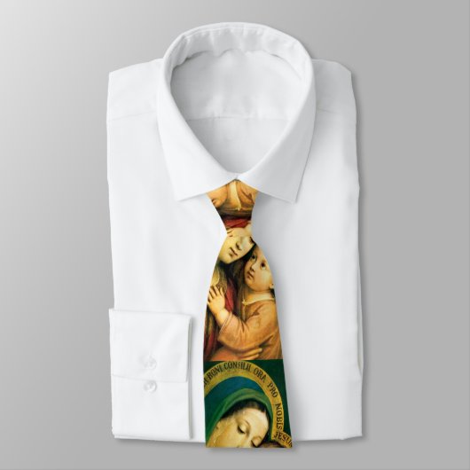 Cravate notre dame de bon conseil (Attaché)