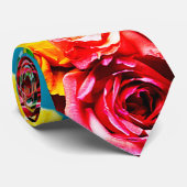 Cravate Notre-Dame de Guadalupe Hommes colorés (Roulé)