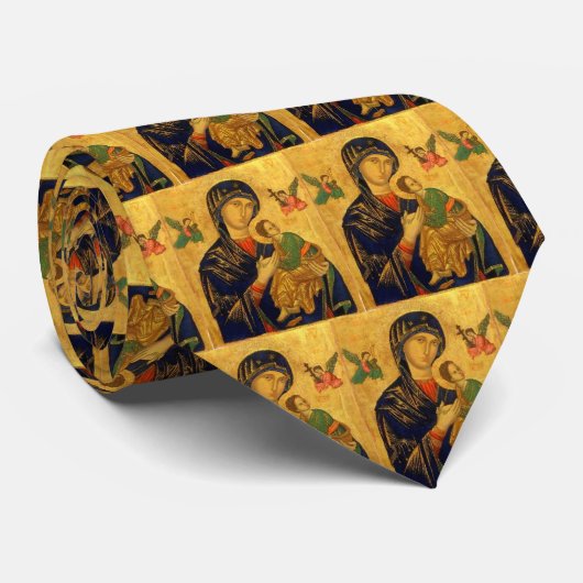 Cravate Notre Madame d'aide de Perptuatal… prient pour (Roulé)