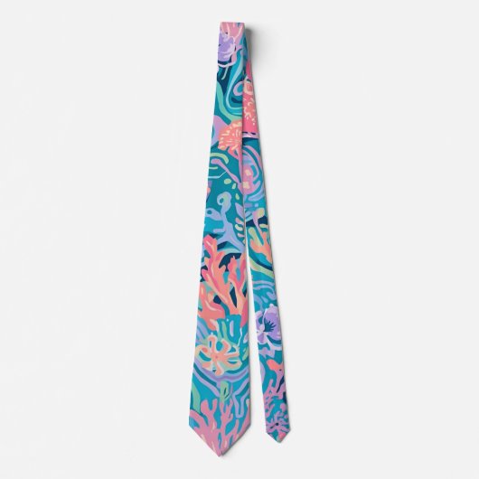 Cravate Nouer avec un graphique élégant (Devant)