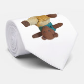 Cravate Nounours debout sur sa tête (Roulé)