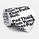 Cravate Nourriture de rue thaïe (Roulé)