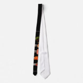 Cravate Nourriture Délicieuse sur Fourchettes Black Tie (Dos)