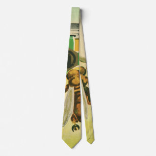Cravate Nourriture vintage, Abeilles de Miel Bio Dancing J