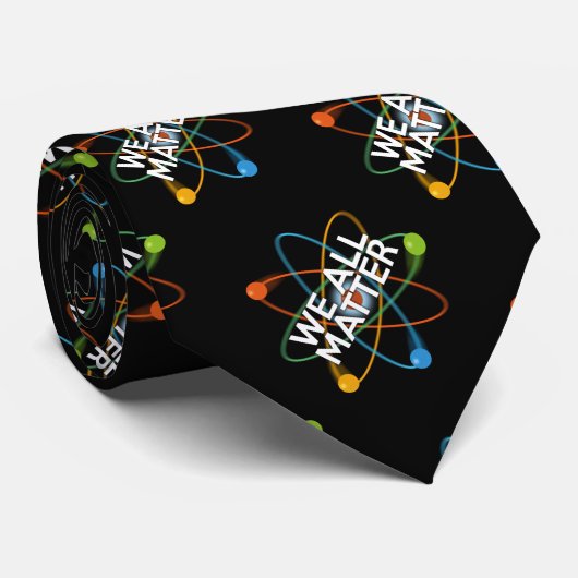 Cravate NOUS COMPTONS TOUS LA Science (Roulé)
