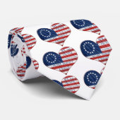 Cravate Nous Le Peuple Le Coeur Du Drapeau Américain (Roulé)