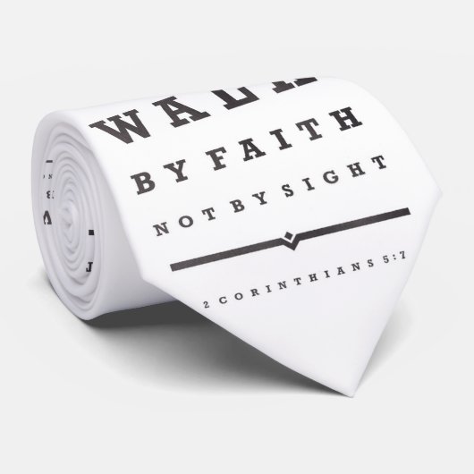 Cravate Nous Marchons Par La Foi, Pas Par La Vue (Roulé)