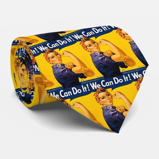 Cravate Nous pouvons le faire ! Rosie le cru de 2ÈME (Roulé)