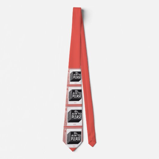 Cravate Nous voulons imprimer (Devant)