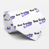 Cravate Nouveau grand-papa ses jumeaux (Roulé)