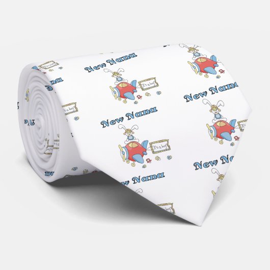 Cravate Nouvelle Nana de T-shirts et cadeaux d'avion-garço (Roulé)