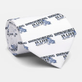 CRAVATE NOUVELLE-NEIGE-EST-VIE-DIS (Roulé)