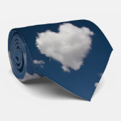 Cravate Nuage en forme de coeur (Roulé)
