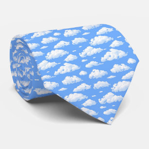 Cravate Nuages