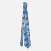 Cravate Nuages blancs Motifs bleus (Dos)