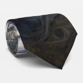 Cravate Nuages bleus de tourbillonnement de came de (Roulé)