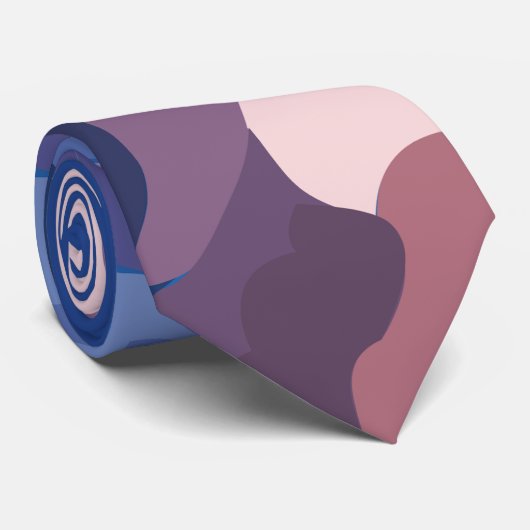 Cravate Nuages colorés d'orage (Roulé)