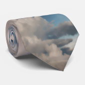 Cravate Nuages dans un ciel bleu (Roulé)