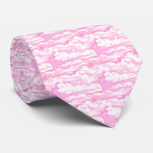 Cravate Nuages dans une décoration rose