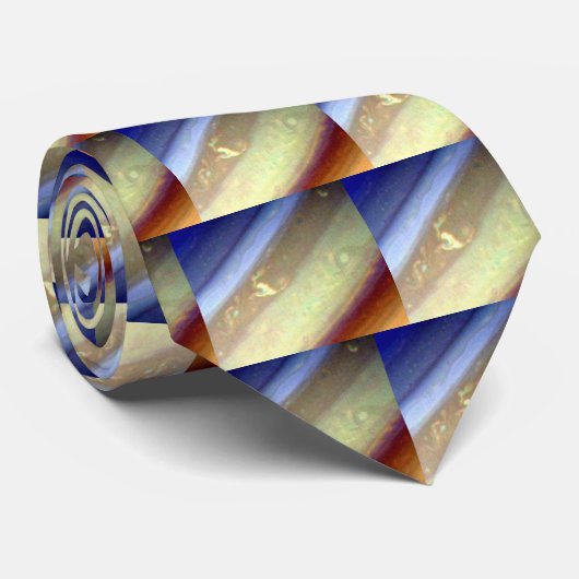 Cravate Nuages de Saturn (Roulé)