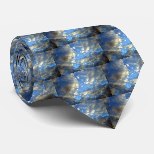 Cravate Nuages de tempête (Roulé)