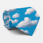 Cravate Nuages fluides (Roulé)