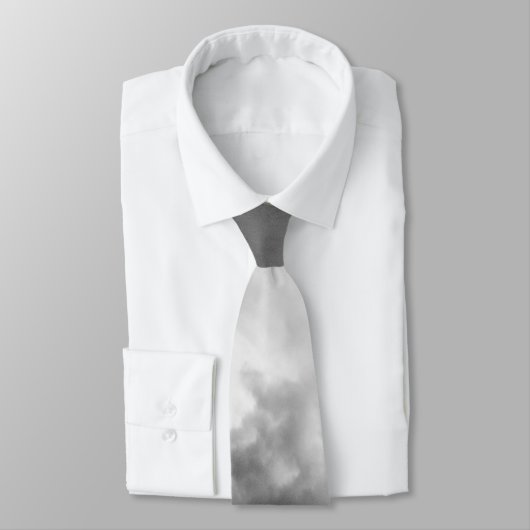 Cravate Nuages noirs (Attaché)