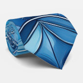 Cravate Nuances de bleu (Roulé)