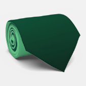 Cravate Nuances de vert émeraude (Roulé)