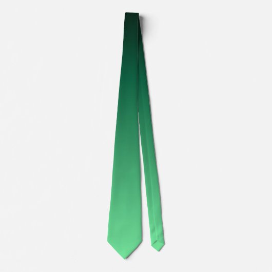 Cravate Nuances de vert émeraude (Devant)