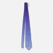 Cravate Nuances de violet de pervenche à bleu (Dos)
