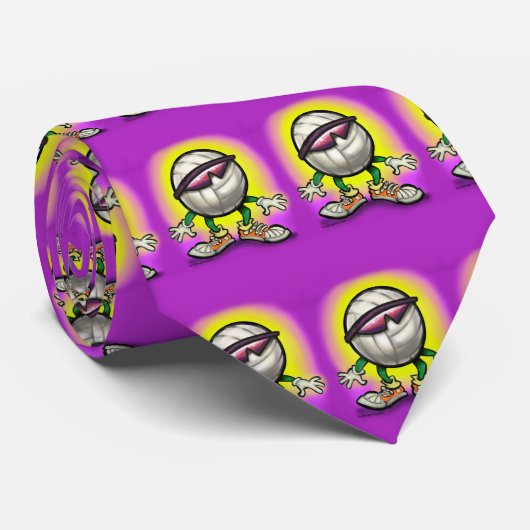 Cravate Nuances de volleyball (Roulé)