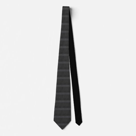Cravate Nuances des rayures horizontales noires (Devant)