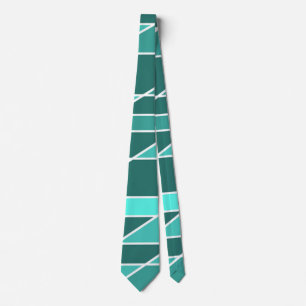 Cravate Nuances Turquoises