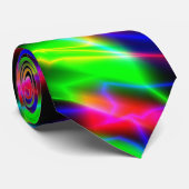 Cravate Nuit au néon (Roulé)
