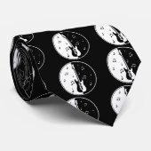 Cravate Nuit guitare (Roulé)