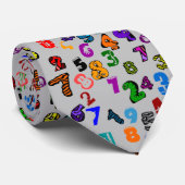 Cravate Number pattern (Roulé)