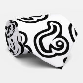 Cravate Numéro 8 thaïlandais / Huit / ๘ (Mauvais/Paet) tha (Roulé)