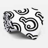 Cravate Numéro de Thaïlande 6 / Six / ๖ (Ho/Hok) Langue th (Roulé)