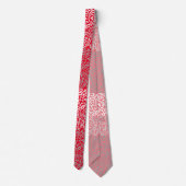 Cravate Numéro motif 01 b Rouge BG (Dos)