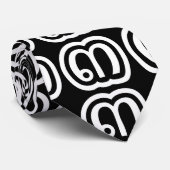 Cravate Numéro thaïlandais 3 / Trois / ๓ (Sam) Écriture th (Roulé)