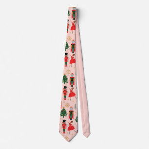 Cravate Nutcracker Funny Pink Noël