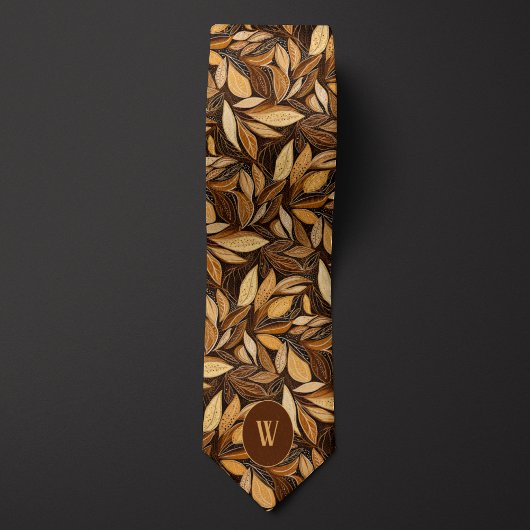 Cravate Nutshell Brown Botanical