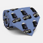 Cravate NYC New York City Water Tower (Roulé)