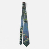 Cravate Nymphéas par Claude Monet, Fleurs Vintage (Dos)