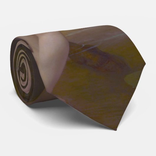 Cravate Nymphes et satyre 1873 (Roulé)