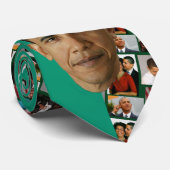 CRAVATE OBAMA COLLAGE (Roulé)